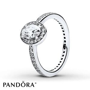 Pandora oval engagement ring